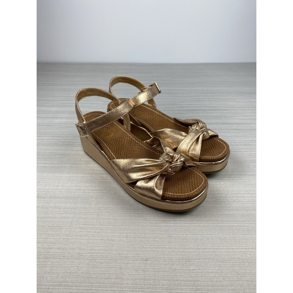 Circus By Sam Edelman "Stephanie" Platform Sandals Size 7 1/2 Rose Gold